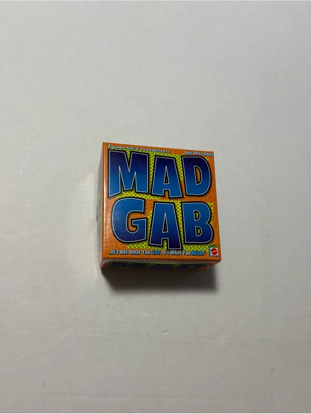Mad Gab Party Game - Orange Box